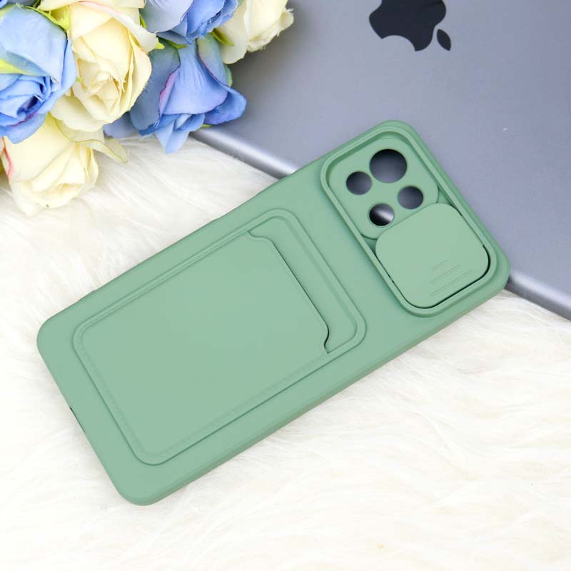 قاب سیلیکونی جاکارتی دار محافظ لنزکشویی Xiaomi Mi 11 Lite