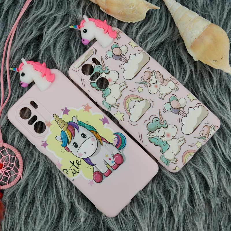 قاب سیلیکونی محافظ لنزدار یونیکورن Xiaomi Poco F3