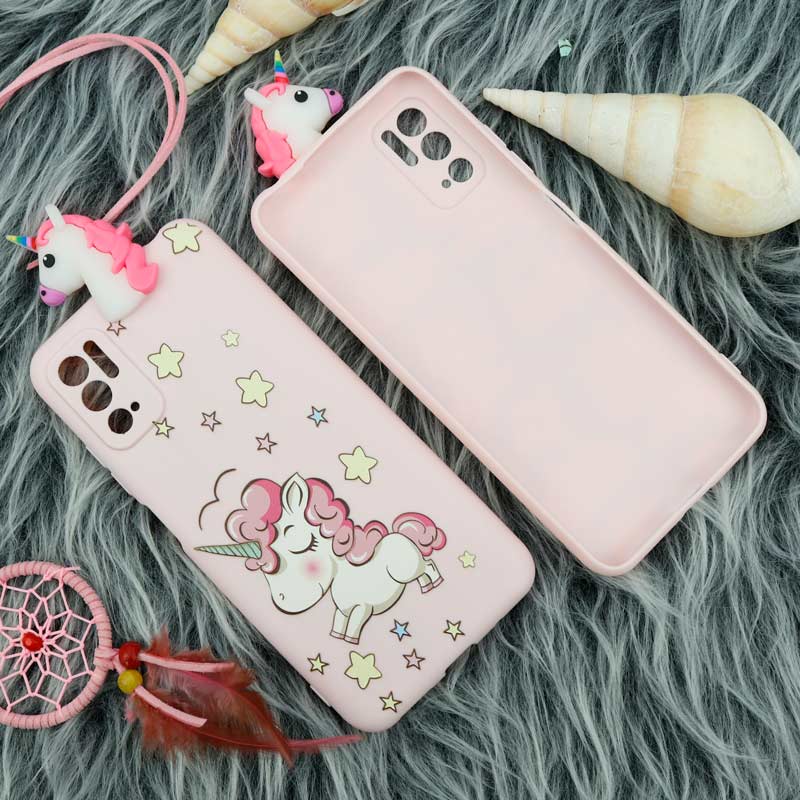 قاب سیلیکونی محافظ لنزدار یونیکورن Xiaomi Poco M3 Pro