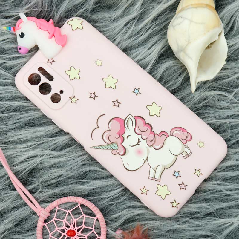 قاب سیلیکونی محافظ لنزدار یونیکورن Xiaomi Poco M3 Pro