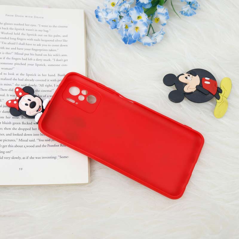 قاب سیلیکونی محافظ لنزدار میکی موس Xiaomi Redmi Note 10