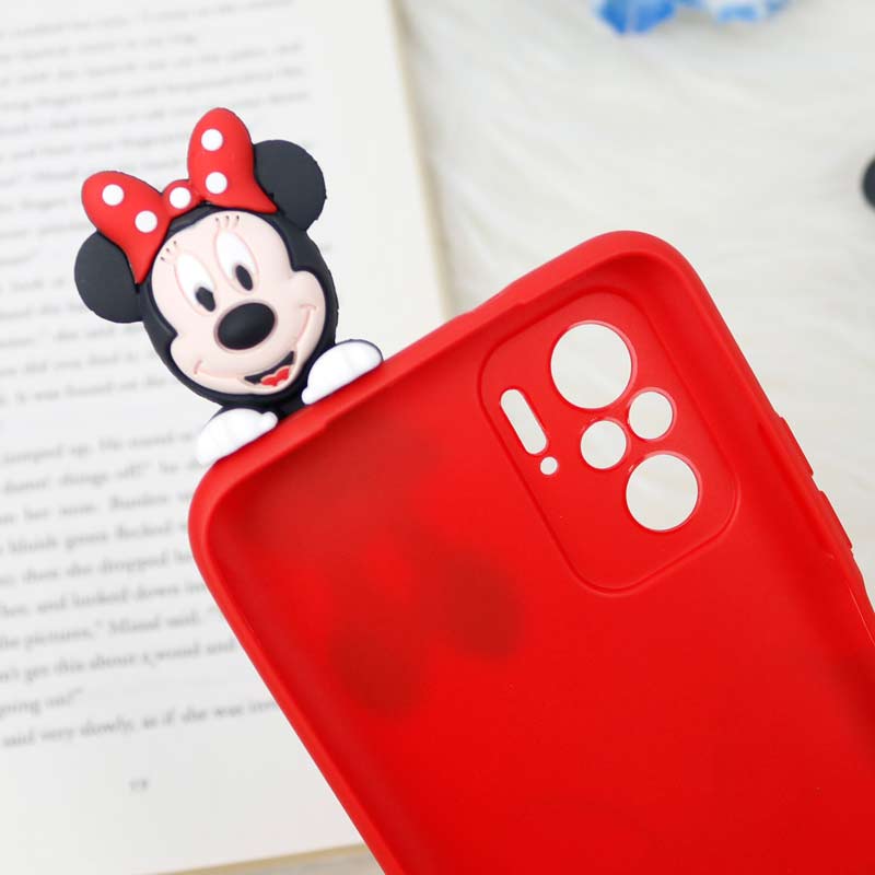 قاب سیلیکونی محافظ لنزدار میکی موس Xiaomi Redmi Note 10