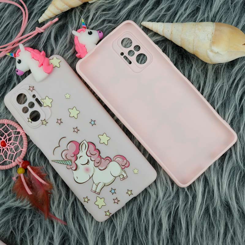قاب سیلیکونی محافظ لنزدار یونیکورن Xiaomi Redmi Note 10 Pro