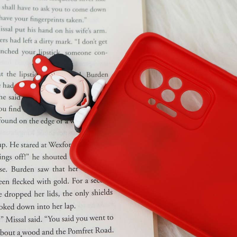 قاب سیلیکونی محافظ لنزدار میکی موس Xiaomi Redmi Note 10 Pro