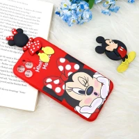 قاب سیلیکونی آیفون iPhone 11 Pro Max طرح میکی موس محافظ لنزدار