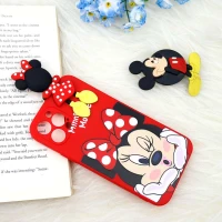 قاب سیلیکونی آیفون iPhone 12 Pro طرح میکی موس محافظ لنزدار