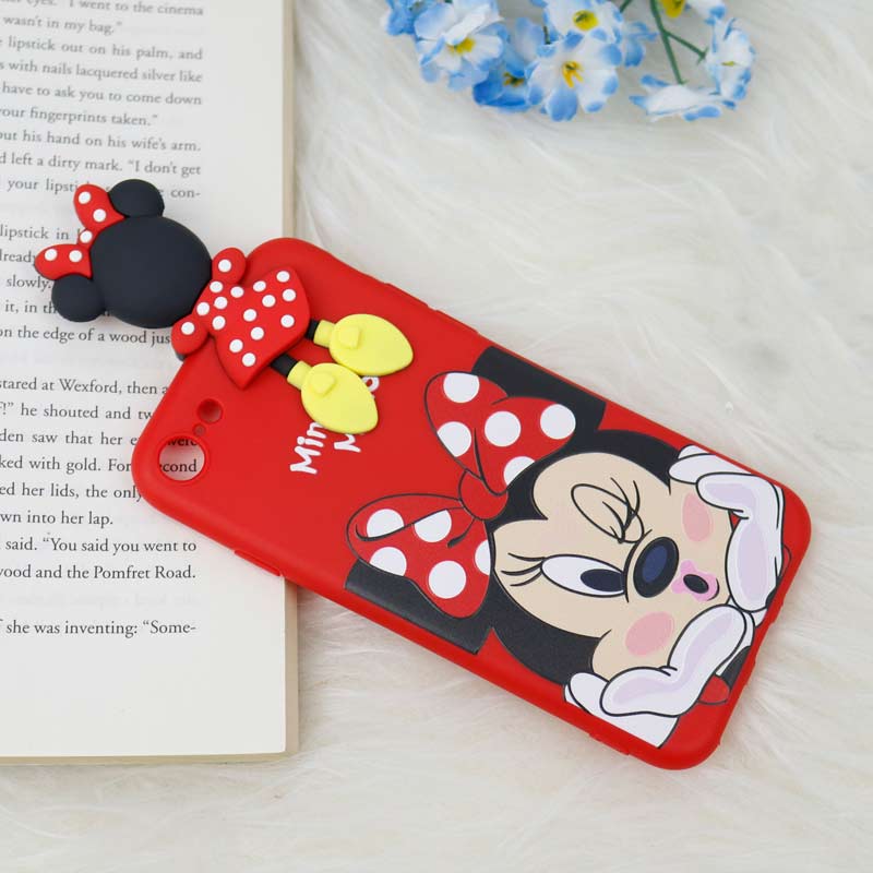 قاب سیلیکونی محافظ لنزدار میکی موس iPhone 7/8