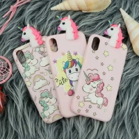 قاب سیلیکونی یونیکورن iPhone X/XS