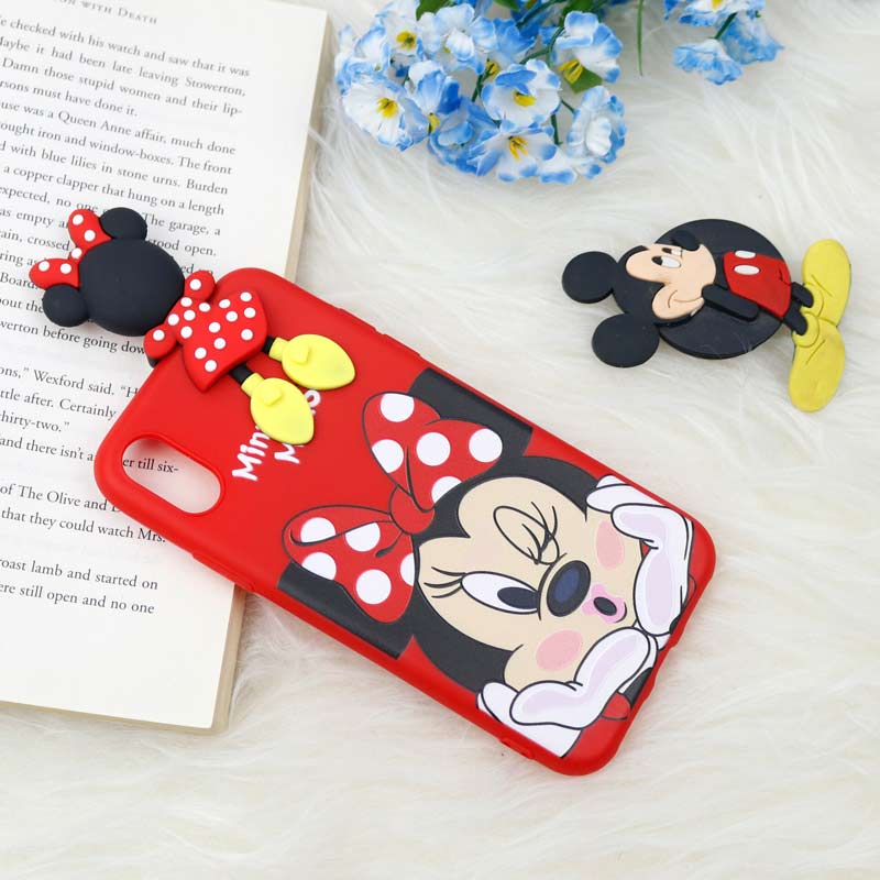 قاب سیلیکونی میکی موس iPhone X/XS