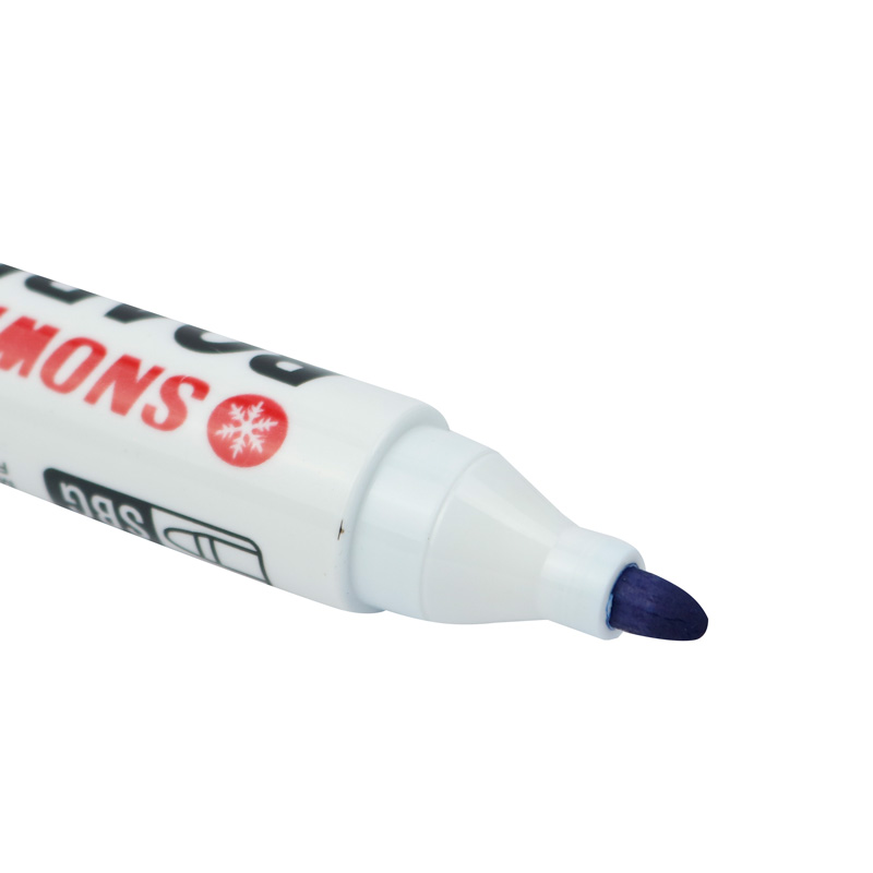 ماژیک وایت برد نوک گرد رنگی Snowman SBG-12 بسته 12 عددی