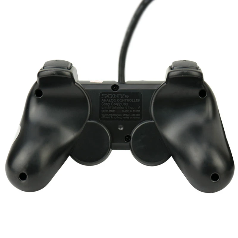 دسته بازی تک شوکدار Sony PS2 دکمه رنگی پک دار