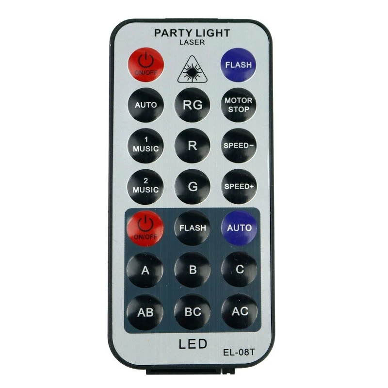 لیزر رقص نور Stage Lighting + ریموت کنترل