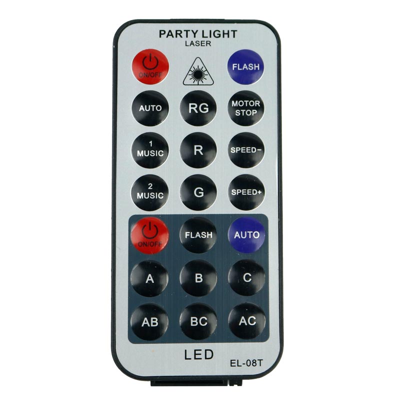 لیزر رقص نور Stage Lighting + ریموت کنترل