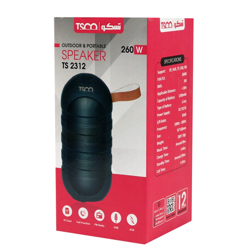 اسپیکر بلوتوثی رم و فلش خور TSCO TS 2312