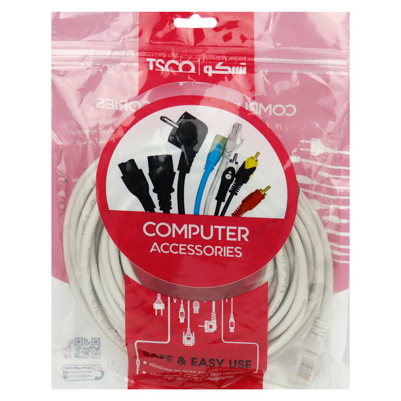 کابل شبکه TSCO UTP TNC5100 Cat5 10m