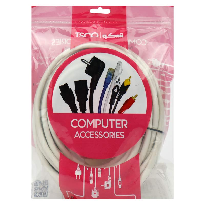کابل شبکه TSCO UTP TNC6100 Cat6 10m