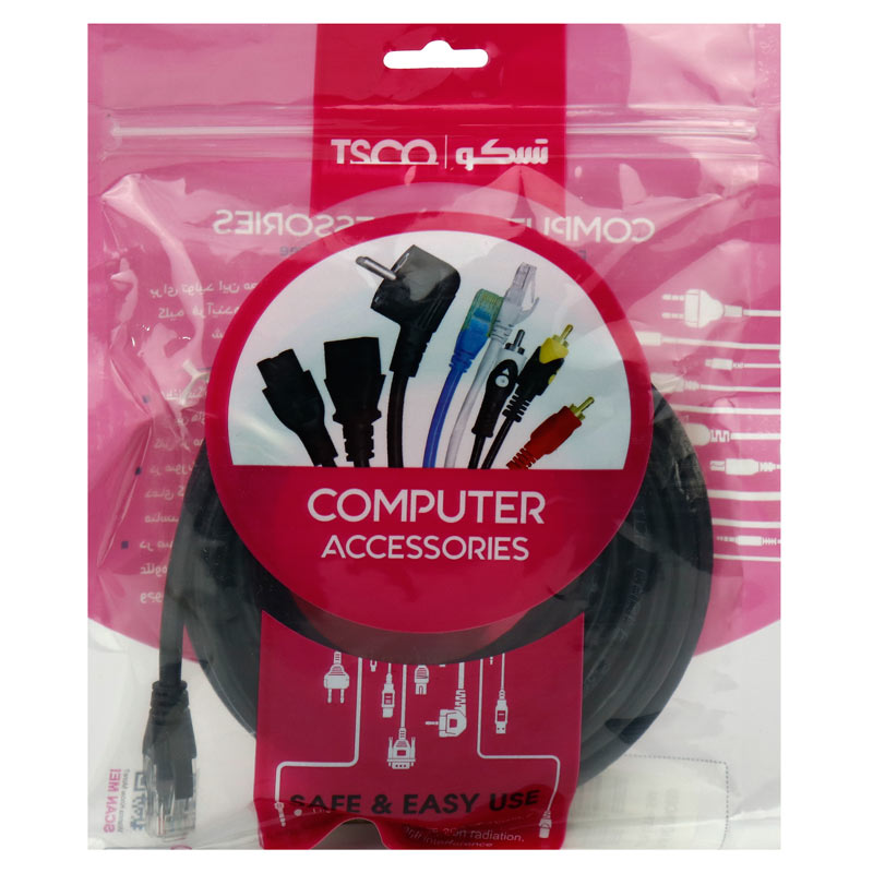کابل شبکه TSCO UTP TNC650 Cat6 5m