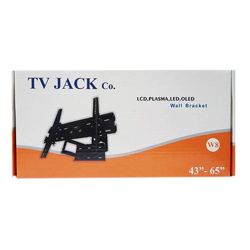 پایه دیواری متحرک تلویزیون 43 تا 65 اینچ TV Jack W8