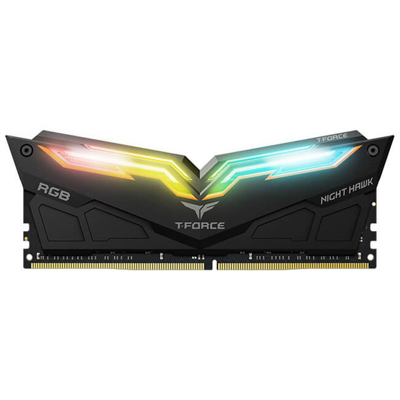رم کامپیوتر TeamGroup T-Force Night Hawk RGB DDR4 32GB 3200MHz CL16 Dual