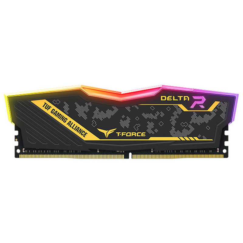رم کامپیوتر TeamGroup T-Force TUF Delta RGB DDR4 32GB 3200MHz CL16 Dual
