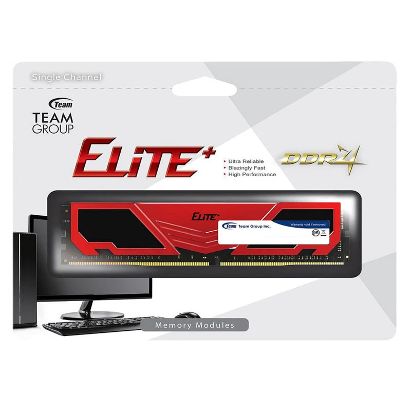 رم کامپیوتر TeamGroup Elite Plus DDR4 16GB 3200MHz CL22 Single