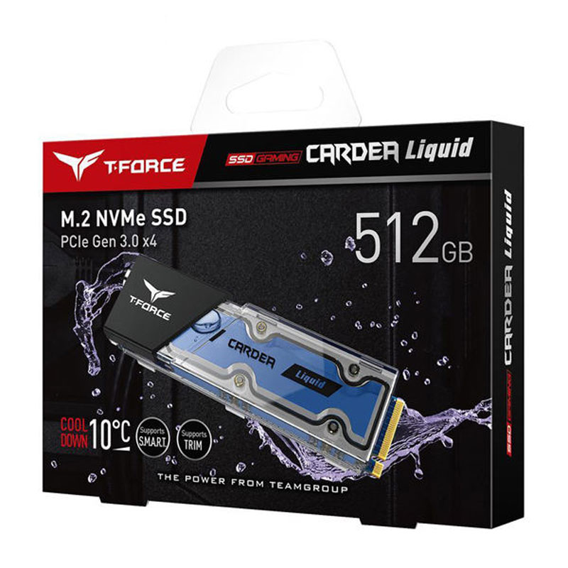 حافظه SSD گیمینگ تیم گروپ TeamGroup T-Force Cardea Liquid 512GB M.2