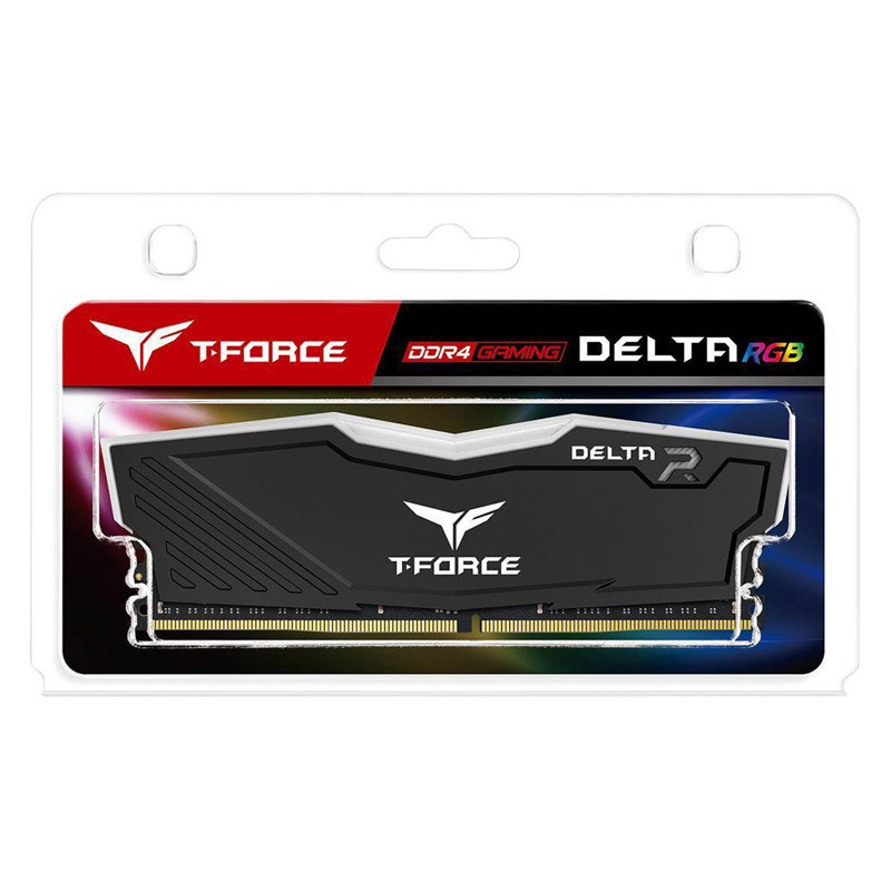 رم کامپیوتر TeamGroup T-Force Delta RGB DDR4 16GB 3200MHz CL16 Single