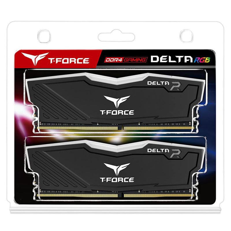 رم کامپیوتر TeamGroup T-Force Delta RGB DDR4 64GB 3200MHz CL16 Dual