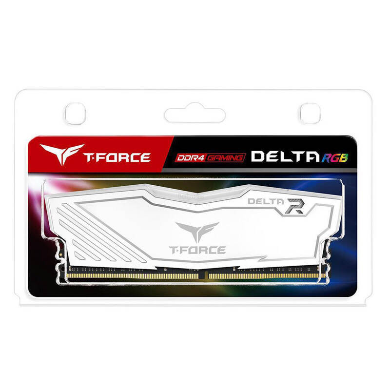 رم کامپیوتر TeamGroup T-Force Delta RGB DDR4 8GB 3200MHz CL16 Single