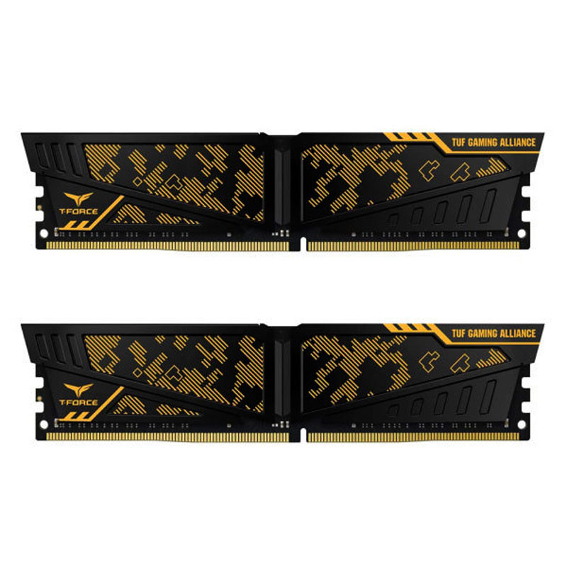 رم کامپیوتر TeamGroup VULCAN TUF DDR4 16GB 3200MHz CL16 Dual