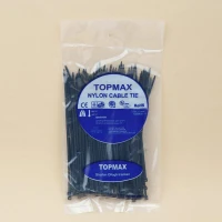 بست کمربندی TopMax 2.5*150mm پک 100 عددی مشکی