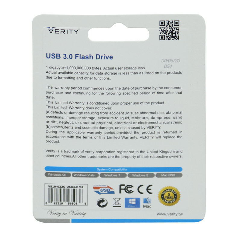 فلش 32 گیگ وریتی VERITY V810 USB3.0