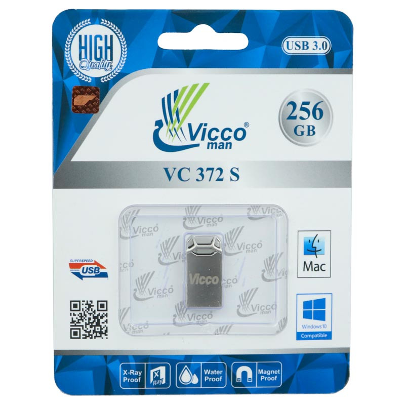 فلش 256 گیگ ویکومن Vicco Man VC372 USB 3.0