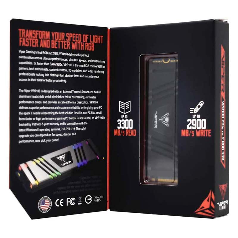 حافظه SSD پاتریوت Patriot Viper VPR100 1TB M.2