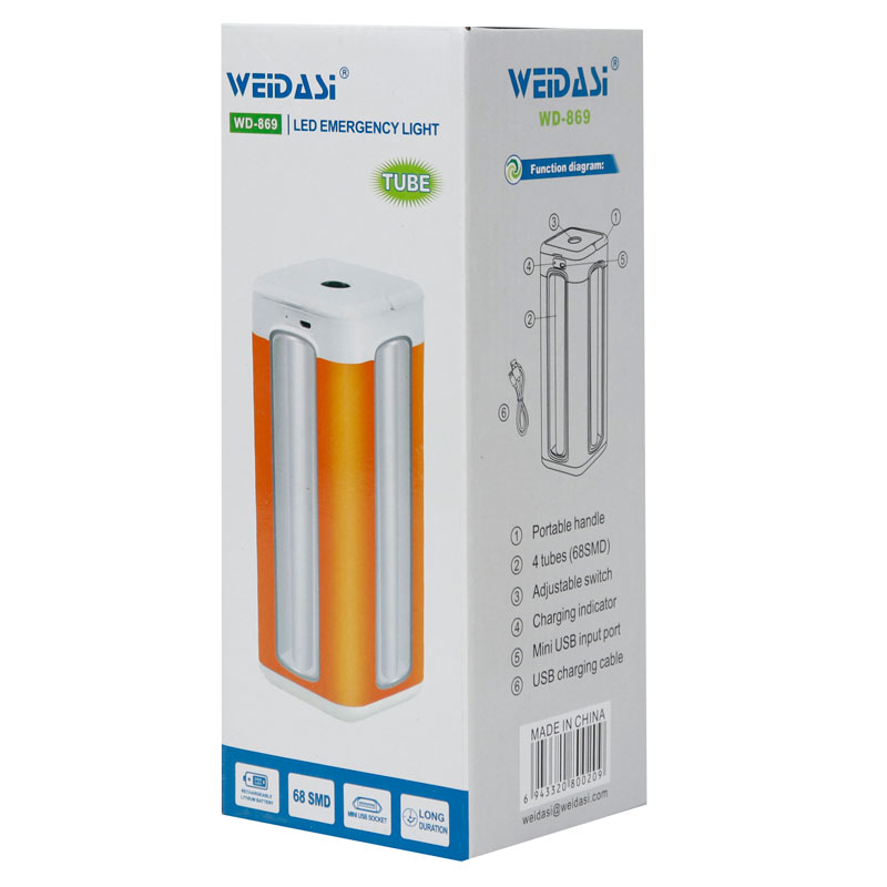 چراغ قوه شارژی ویداسی Weidasi WD-869