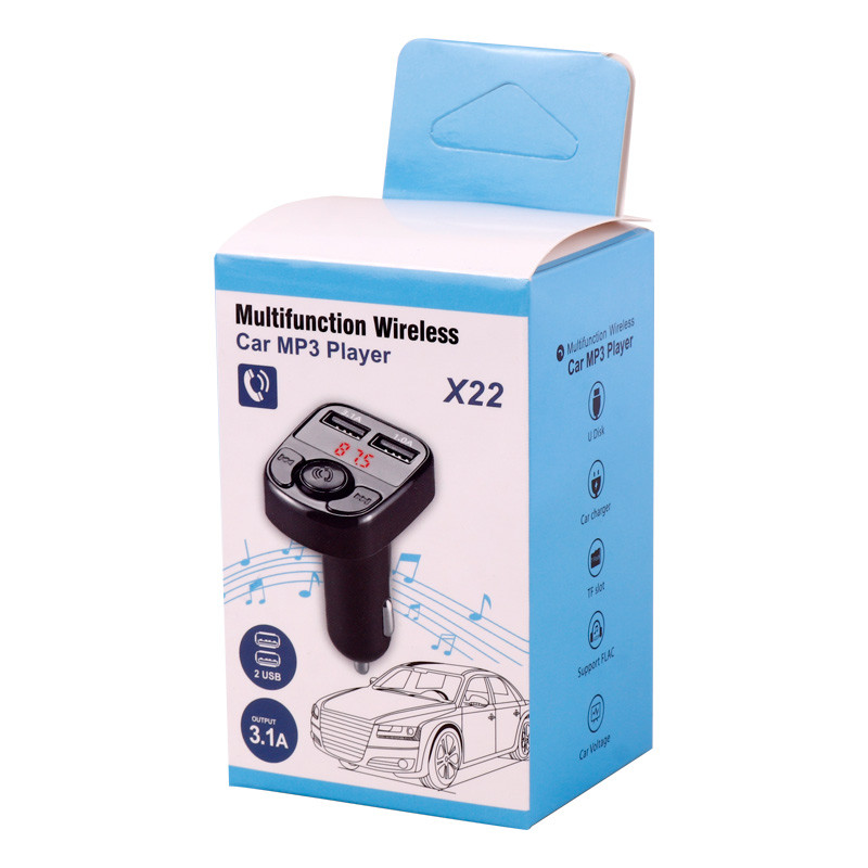 شارژر فندکی + FM Player بلوتوثی X22