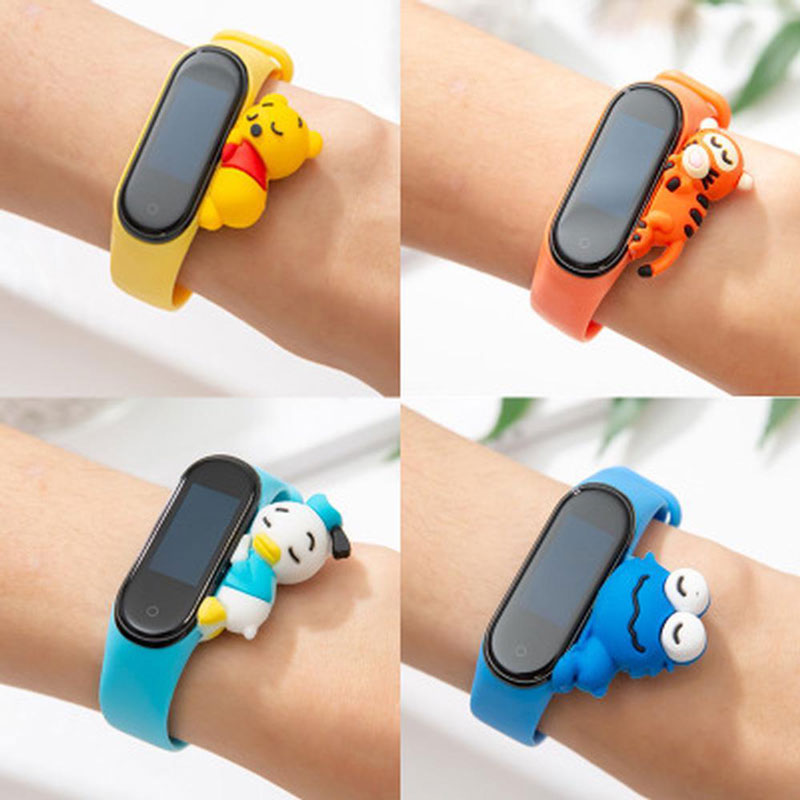 بند سیلیکونی فانتزی Xiaomi Mi Band 5 / 6 کیتی سفید