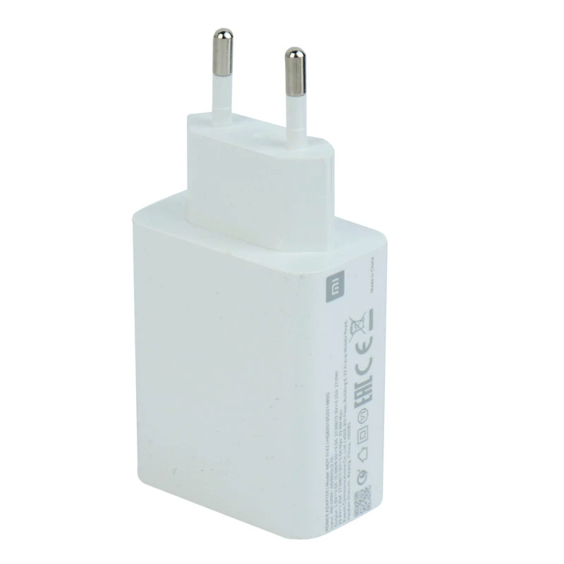 شارژر دیواری فست شارژ Xiaomi Mi 10T 3A QC3 PD 33W سرجعبه + کابل Type-C و جعبه گوشی
