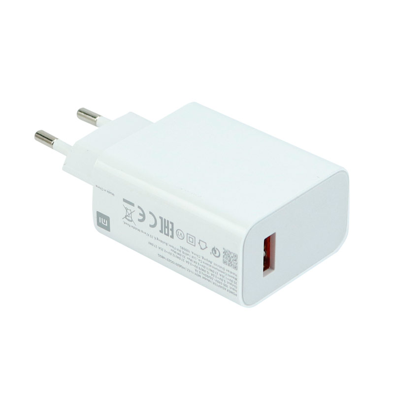 شارژر دیواری فست شارژ Xiaomi Mi 10T 3A QC3 PD 33W سرجعبه + کابل Type-C و جعبه گوشی