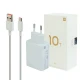 شارژر دیواری فست شارژ Xiaomi Mi 10T 3A QC3 PD 33W سرجعبه + کابل Type-C و جعبه گوشی