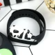 بند سیلیکونی فانتزی Xiaomi Mi Band 5 / 6 پاندا مشکی