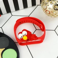 بند سیلیکونی فانتزی Xiaomi Mi Band 5 / 6 جغد قرمز