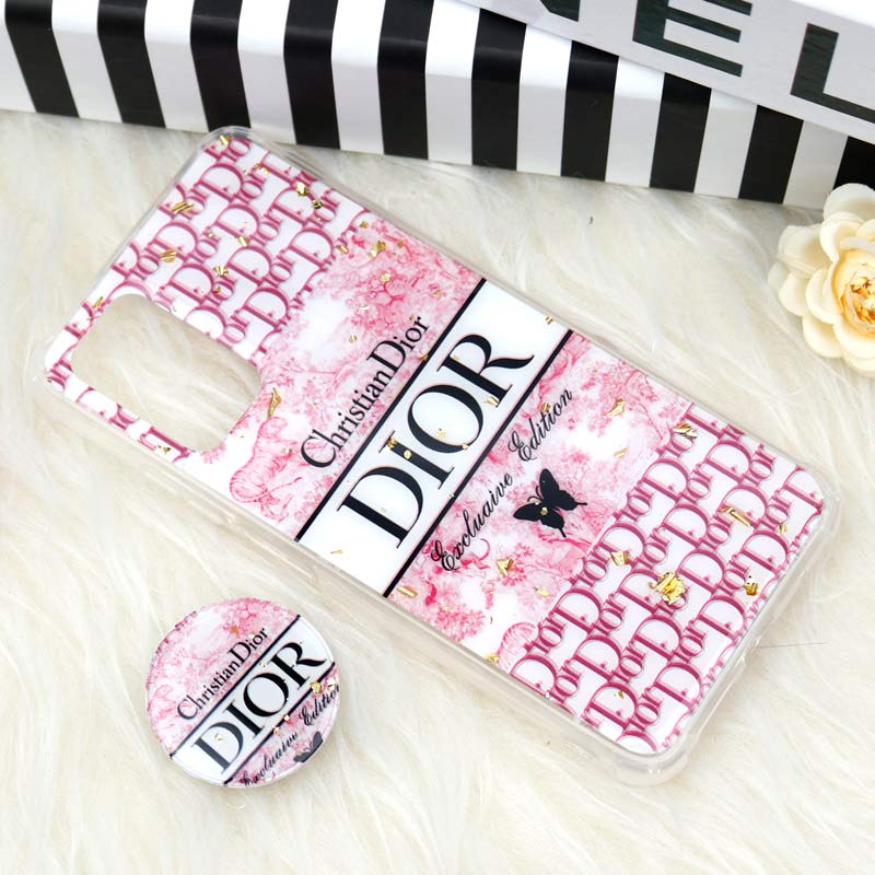 قاب محافظ لنزدار رزین طرح Dior پاپ سوکت دار Xiaomi Poco M3