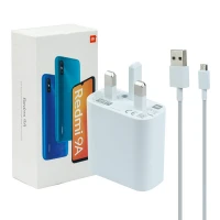 شارژر دیواری Xiaomi Redmi 9A 2A 10W سرجعبه + کابل میکرو یو اس بی و جعبه گوشی