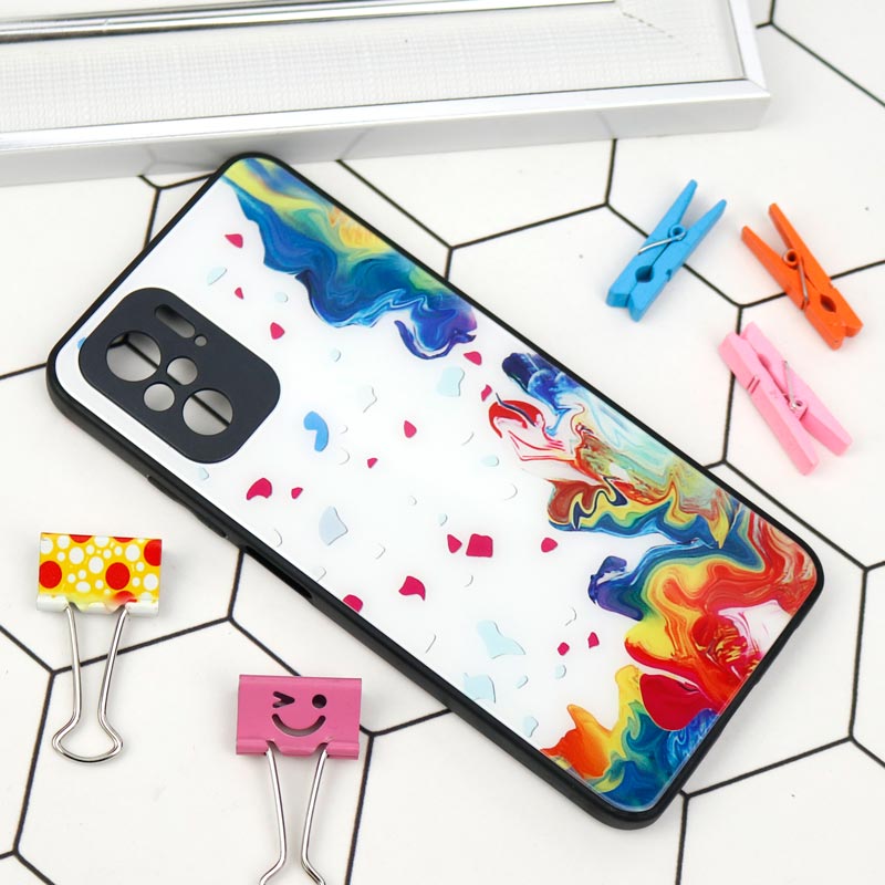 قاب پشت گلسی رنگی رنگی شیائومی Redmi Note 10