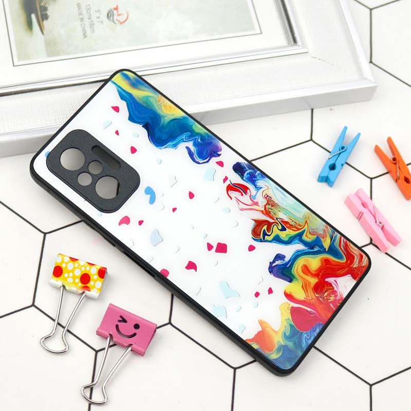 قاب پشت گلسی رنگی رنگی شیائومی Redmi Note 10 Pro