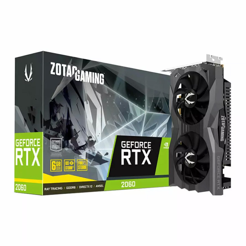 کارت گرافیک ZOTAC GeForce RTX2060 6G GDDR6 192Bit