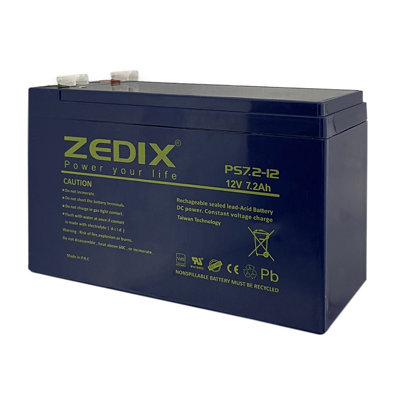 باتری 12 ولت 7٫2 آمپر Zedix