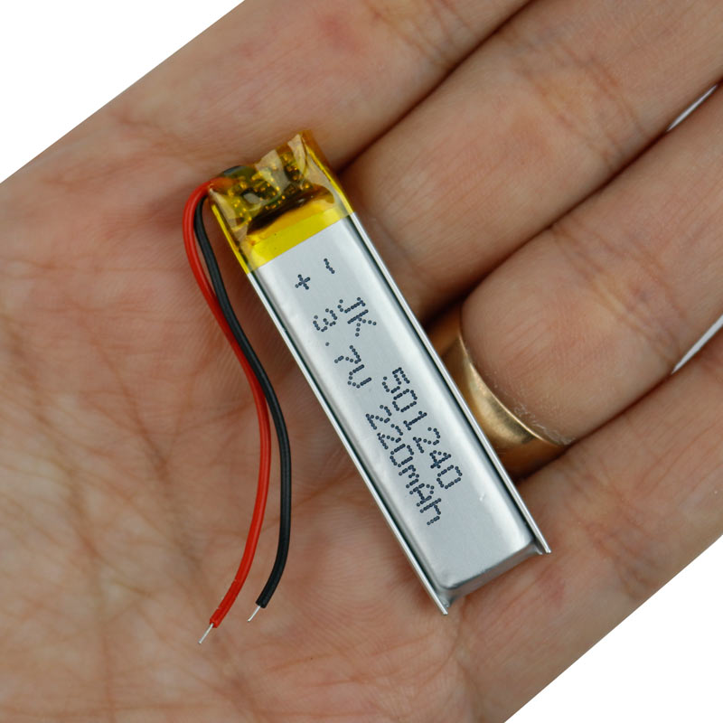 باتری لیتیوم 220mAh 5*10*43mm 501240