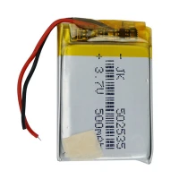 باتری لیتیوم 500mAh 5*25*37mm 502535